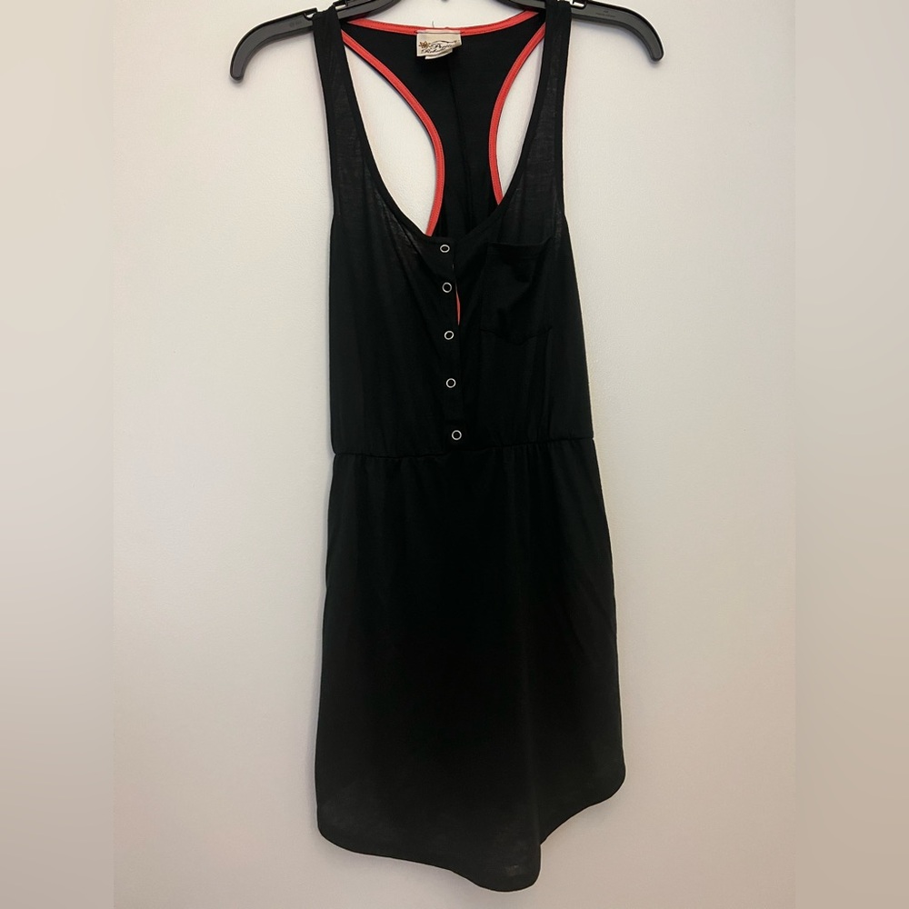 Blank and Pink Summer Juniors Dress